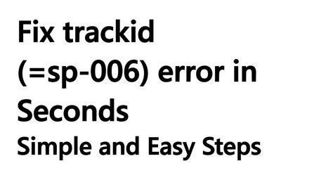Fix Track id (=sp.